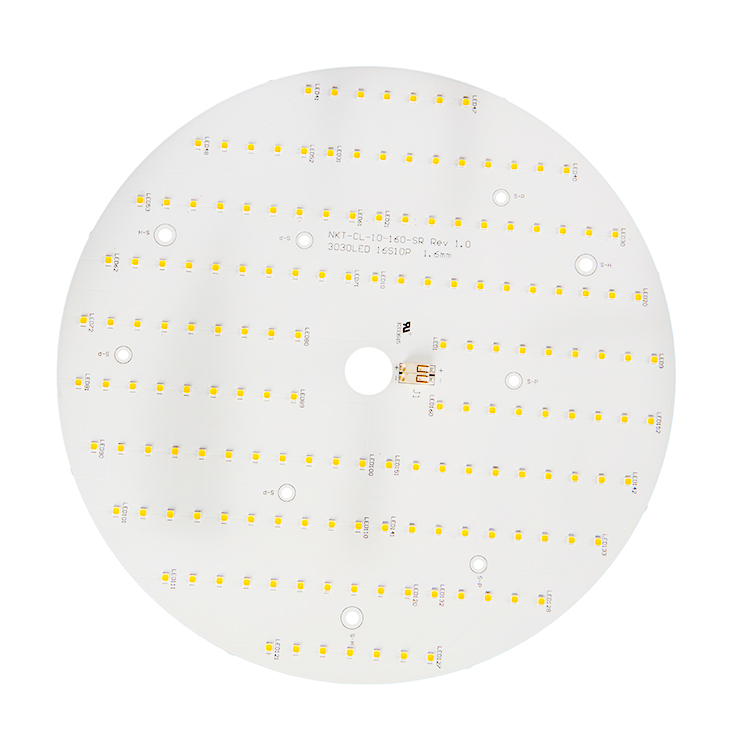 DC led strip module 10'' samsung SMD 3030 round led pcb board 94v0 driverless manufacture custom led ring pcb