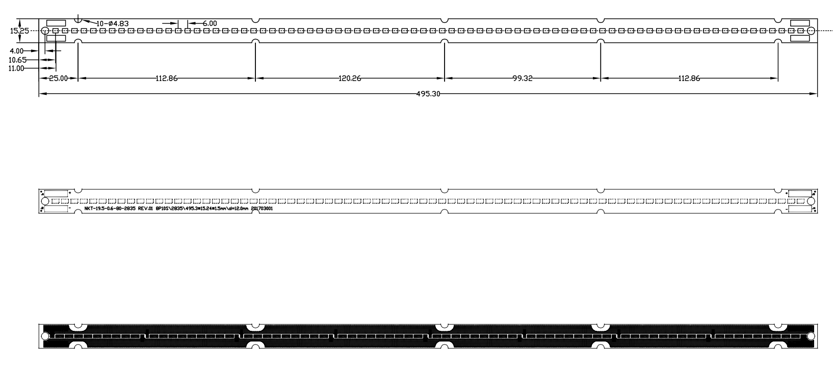 led light bar strips, led aluminum light bar, led rigid light bar