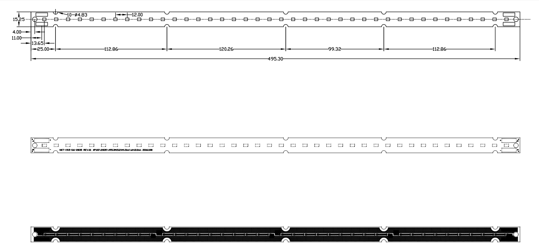 Led lamp module, led module string, china module led