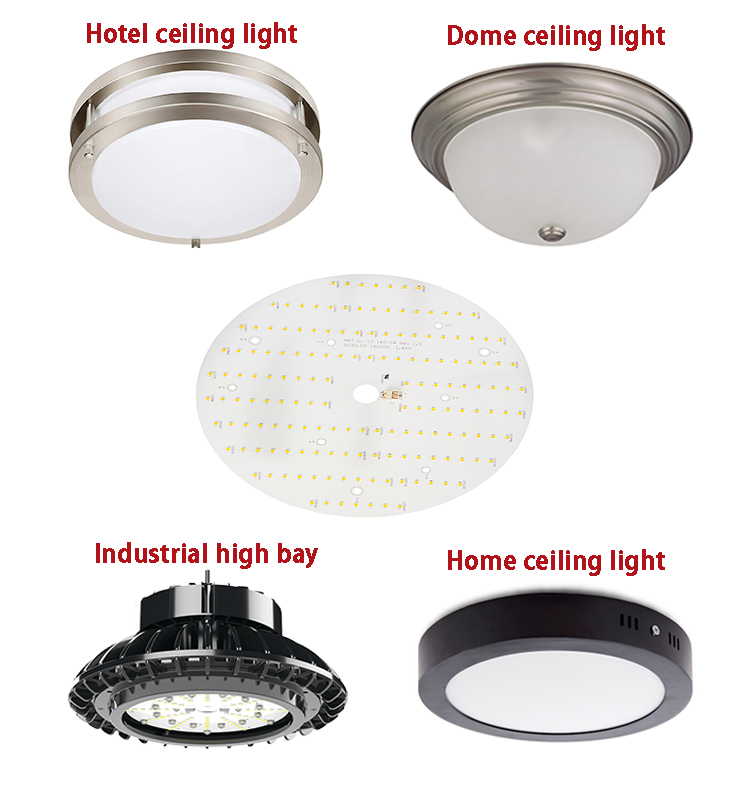 2835 cuircuit mcpcb pcb led module with optical diffuser led lens application