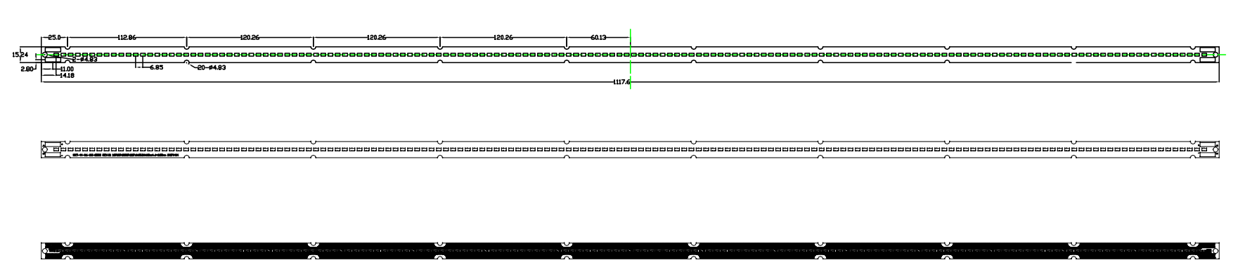 aluminium pcb board for led size, led circuit diagram, parallel led circuit demension