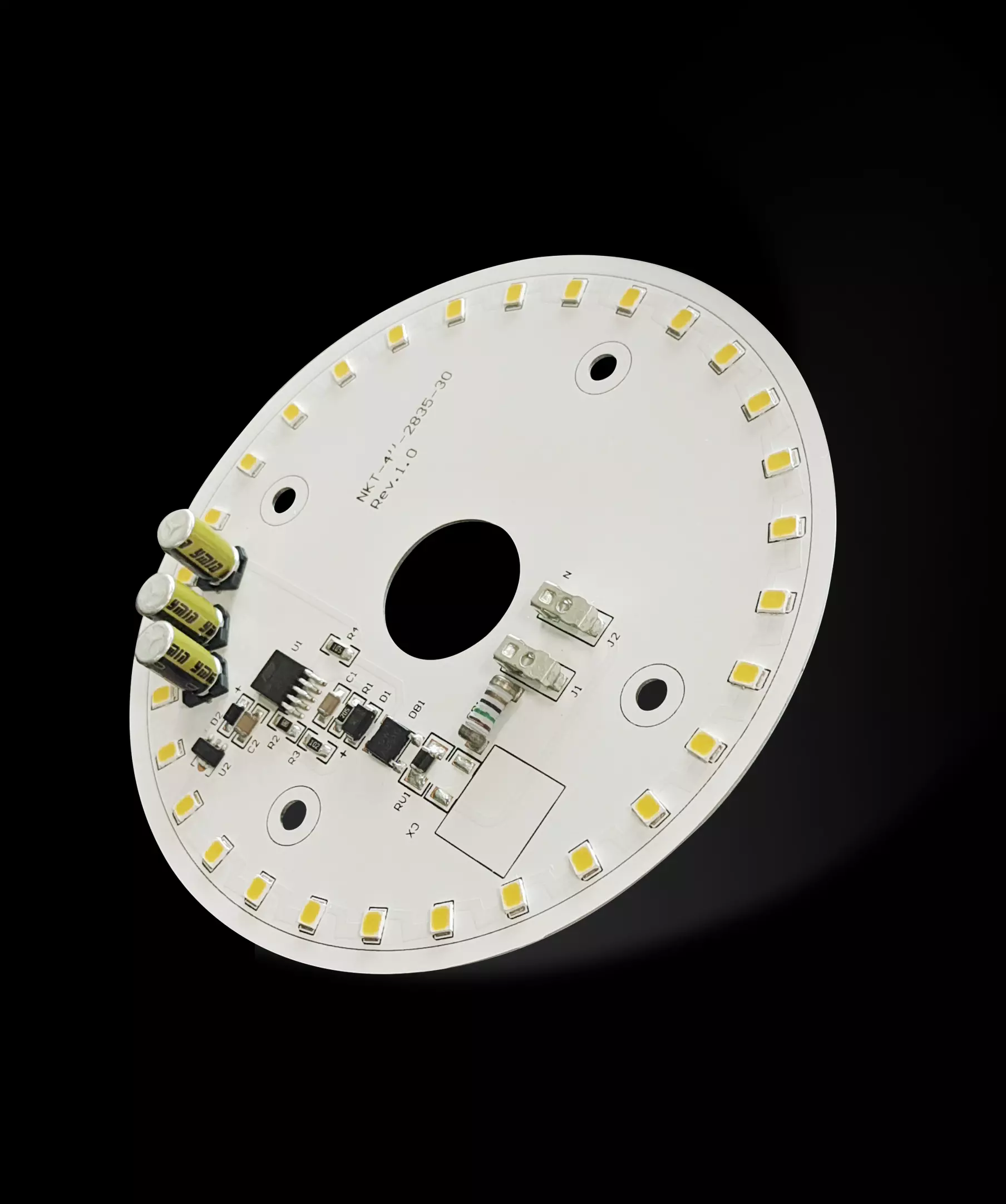 RoHs ceiling down light replacement light engine 220V AC 2835 SMD circular round dob modul pcb circuit board led module
